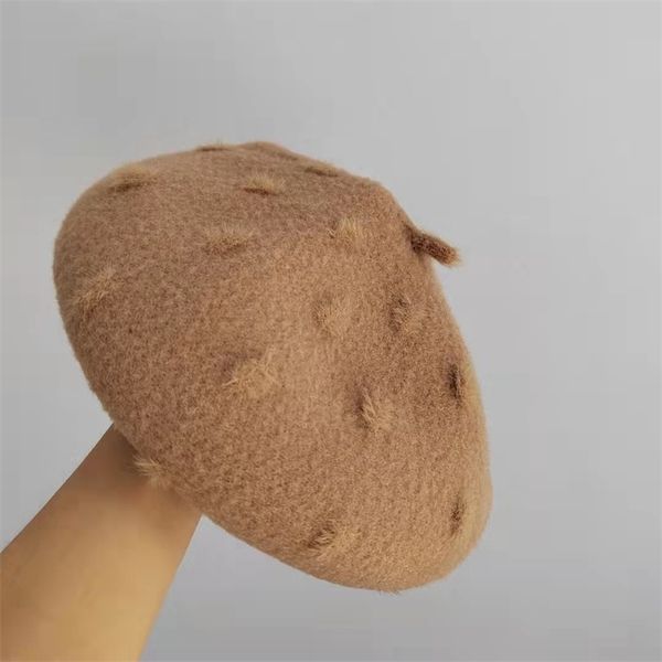 design autumn and winter new beret women's sweet versatile bud hat simple solid color wind painter warm 70% off, Blue;gray
design autumn and winter new beret women's sweet versatile bud hat simple solid color wind painter warm 70% off, Blue;gray