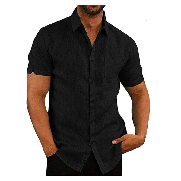 men's casual shirts solid color men shirt lapel jacket short-sleeved button cardigan loose blouses gothic plus size fashion ropa hombre, White;black
men's casual shirts solid color men shirt lapel jacket short-sleeved button cardigan loose blouses gothic plus size fashion ropa hombre, White;black