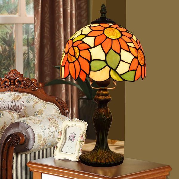 european classic tiffany stained glass sitting room dining-room desk lamp of bedroom the head a bed sunflower 20 cm table lamps
european classic tiffany stained glass sitting room dining-room desk lamp of bedroom the head a bed sunflower 20 cm table lamps