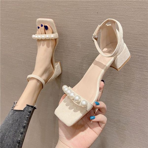 all-match velvet shoes pearl sandals buckle strap suit female beige block heels 2021 women's square toe suede comfort black fash
all-match velvet shoes pearl sandals buckle strap suit female beige block heels 2021 women's square toe suede comfort black fash