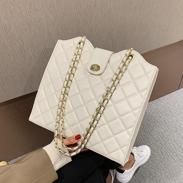 lattice large tote bag 2021 pu leather women's designer handbag capacity chain shoulder messenger bags
lattice large tote bag 2021 pu leather women's designer handbag capacity chain shoulder messenger bags
