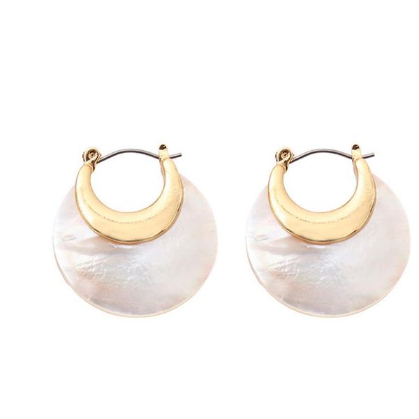 hoop & huggie huanzhi 2021 vintage white shell earring metal geometric round circle small earrings for women girls party jewelry gifts, Golden;silver
hoop & huggie huanzhi 2021 vintage white shell earring metal geometric round circle small earrings for women girls party jewelry gifts, Golden;silver