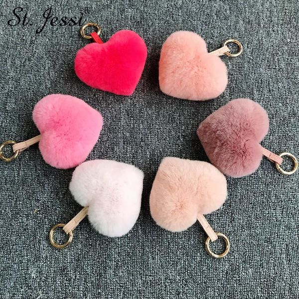 keychains fur keychain fluffy real heart keyrings for women's charm bag holder car trinkets accessories pendant chains, Silver
keychains fur keychain fluffy real heart keyrings for women's charm bag holder car trinkets accessories pendant chains, Silver