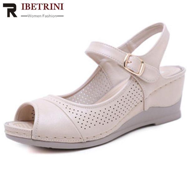 retro female summer sandals peep toe high wedges buckle strap women solid classic casual shoes woman, Black
retro female summer sandals peep toe high wedges buckle strap women solid classic casual shoes woman, Black