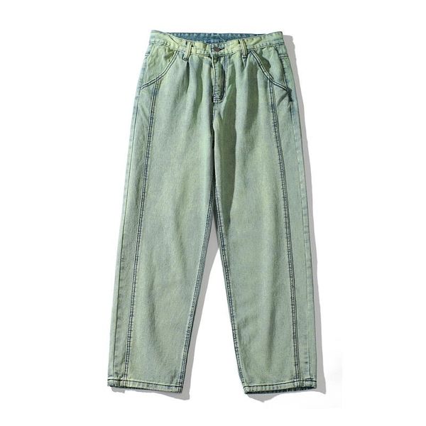 women's jeans for women 2021 autumn pants female vintage washed loose high waist fashion stitching green cotton, Blue
women's jeans for women 2021 autumn pants female vintage washed loose high waist fashion stitching green cotton, Blue