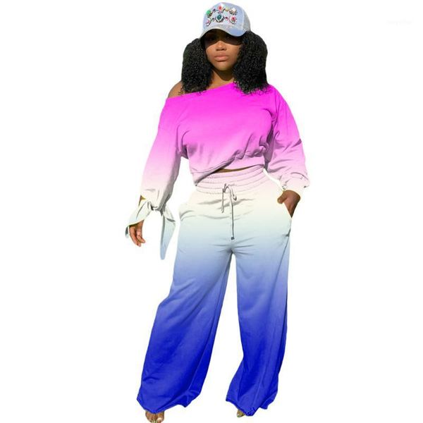 gradient 2 piece set women clothes autumn winter and wide leg pants sweat suit loose jogger tracksuit matching outfits women's, Gray
gradient 2 piece set women clothes autumn winter and wide leg pants sweat suit loose jogger tracksuit matching outfits women's, Gray