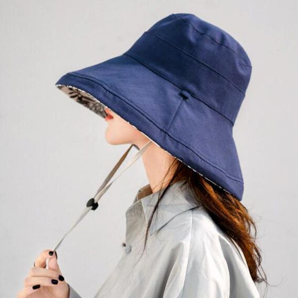 wide brim hats korean version of the autumn and winter double-sided fisherman hat ladies sun visor outdoor outing, Blue;gray
wide brim hats korean version of the autumn and winter double-sided fisherman hat ladies sun visor outdoor outing, Blue;gray