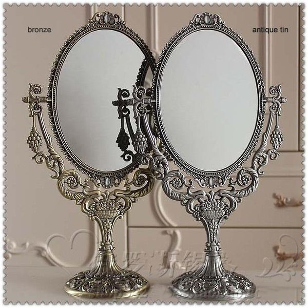 mirrors vintage oval 360 rotating double face desktable makeup mirror cosmetic embossed metal frame true image 331a
mirrors vintage oval 360 rotating double face desktable makeup mirror cosmetic embossed metal frame true image 331a