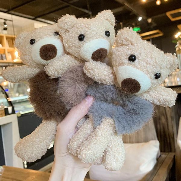 hair accessories cute plush bear rope fashion women scrunchies girls elastic band ring ponytail holder, Slivery;white
hair accessories cute plush bear rope fashion women scrunchies girls elastic band ring ponytail holder, Slivery;white