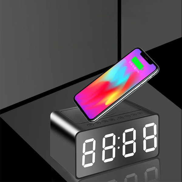 other clocks & accessories wireless charging bluetooth speaker clock led alarm power bank three - in one waterproof mini bt508
other clocks & accessories wireless charging bluetooth speaker clock led alarm power bank three - in one waterproof mini bt508