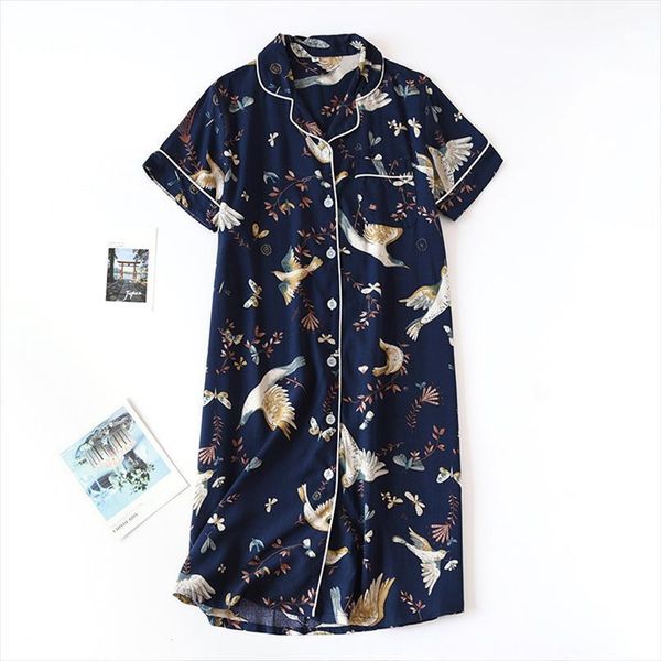 shirt short sleeved lapel rayon women sleepwear nightdress cotton silk summer cool feeling loose front button home dress umstandsmode, Black;red
shirt short sleeved lapel rayon women sleepwear nightdress cotton silk summer cool feeling loose front button home dress umstandsmode, Black;red