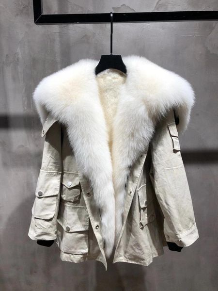 women's fur & faux oftbuy 2021 real coat winter jacket women natural collar liner thick warm outerwear streetwear removable, Black
women's fur & faux oftbuy 2021 real coat winter jacket women natural collar liner thick warm outerwear streetwear removable, Black