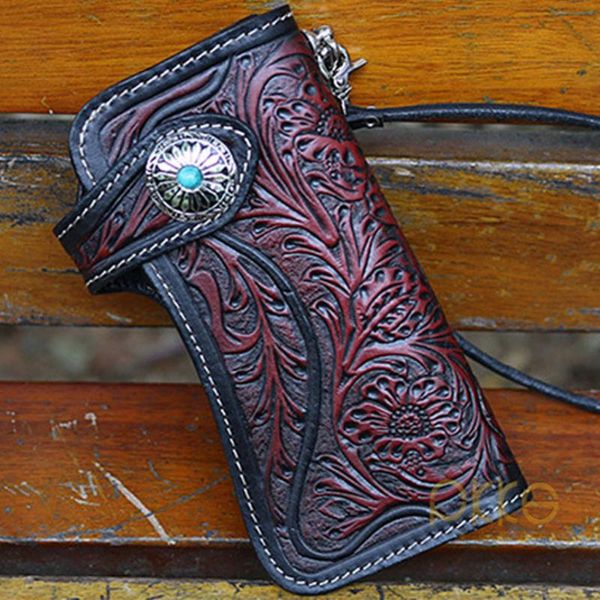 wallets men women multipurpose artificial cow leather storage vintage long japanese carved gift handmade casual button open wallet, Red;black
wallets men women multipurpose artificial cow leather storage vintage long japanese carved gift handmade casual button open wallet, Red;black