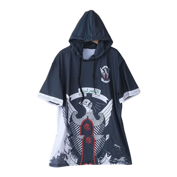 hip hop hooded short sleeve sweater street loose and breathable trend 3d digital printing hooded jacket, Black
hip hop hooded short sleeve sweater street loose and breathable trend 3d digital printing hooded jacket, Black