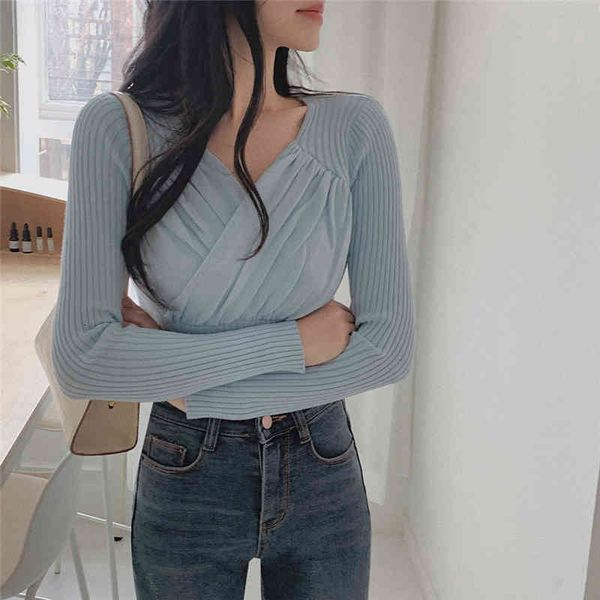 mouleva 2021 spring female fall knitting sweater elegant lady cross fashion savage pullovers short, White;black
mouleva 2021 spring female fall knitting sweater elegant lady cross fashion savage pullovers short, White;black