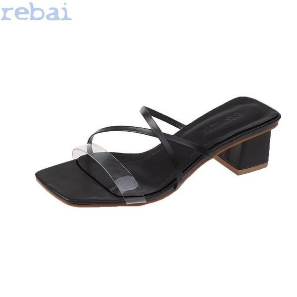 women summer outdoor sandal high square heel flip flop ladies brand slipper elegant slides shoes ug slippers, Black
women summer outdoor sandal high square heel flip flop ladies brand slipper elegant slides shoes ug slippers, Black