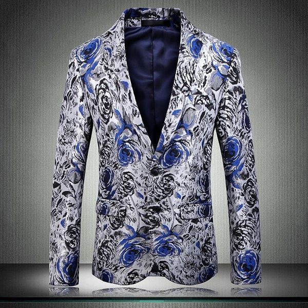 men's suits & blazers mens blazer luxury jacquard single breasted prom men fashion slim fit party wedding male plus size 5xl, White;black
men's suits & blazers mens blazer luxury jacquard single breasted prom men fashion slim fit party wedding male plus size 5xl, White;black