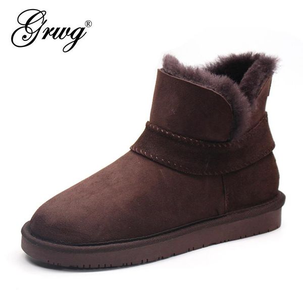 boots wholesale/retail genuine sheepskin leather real sheep fur wool flat anti-skid warm winter snow for women, Black
boots wholesale/retail genuine sheepskin leather real sheep fur wool flat anti-skid warm winter snow for women, Black