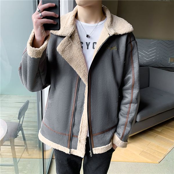 2021 clothing men of high-grade lamb and velvet casual jackets/male slim fit fashion winter keep woolen coats s-4xl, Black;brown
2021 clothing men of high-grade lamb and velvet casual jackets/male slim fit fashion winter keep woolen coats s-4xl, Black;brown