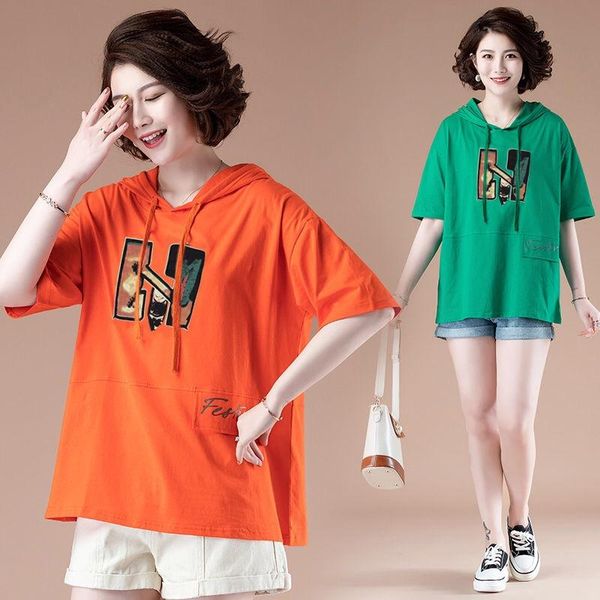 summer 100% cotton hoodie o neck t shirt woman short sleeve t-shirt loose korean style plus size women shirts women's, White
summer 100% cotton hoodie o neck t shirt woman short sleeve t-shirt loose korean style plus size women shirts women's, White