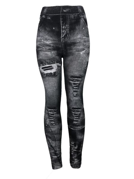 women's leggings wipalo women plus size imitation denim print female super elastic skinny casual pencil pants 2021 ladies 3xl, Black
women's leggings wipalo women plus size imitation denim print female super elastic skinny casual pencil pants 2021 ladies 3xl, Black