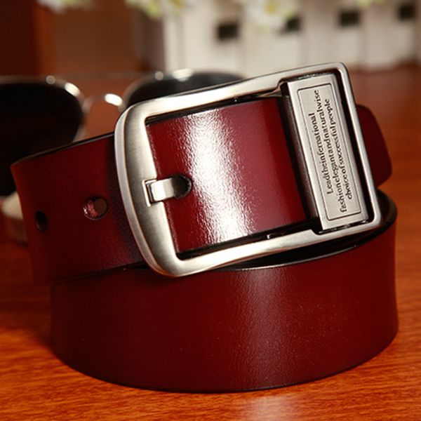leather japanese button middle-aged cowhide young cowboy pure pants belt men's goods, Black;brown
leather japanese button middle-aged cowhide young cowboy pure pants belt men's goods, Black;brown