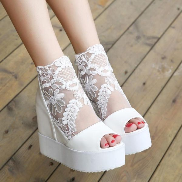 woman summer boots lace gauze platform sandals fashion casual lady party wedding pumps dress shoes size 35-39, Black
woman summer boots lace gauze platform sandals fashion casual lady party wedding pumps dress shoes size 35-39, Black