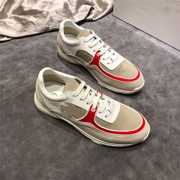 designer casual shoes classic fashion spliced sneakers low men leather training runway skateboard sneaker size39-44, Black
designer casual shoes classic fashion spliced sneakers low men leather training runway skateboard sneaker size39-44, Black