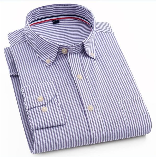 men's casual shirts mens long sleeve solid oxford shirt stripe high-quality male regular-fit button down l676 13mp, White;black
men's casual shirts mens long sleeve solid oxford shirt stripe high-quality male regular-fit button down l676 13mp, White;black
