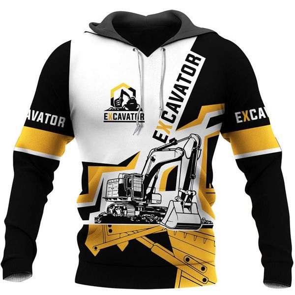 men's hoodies & sweatshirts autumn and winter fashion hoodie construction machinery excavator 3d printing zipper pullover casual swea, Black
men's hoodies & sweatshirts autumn and winter fashion hoodie construction machinery excavator 3d printing zipper pullover casual swea, Black
