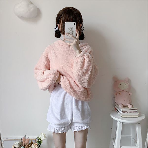 winter cute lolita girls warm velvet sweet high waist lace womens plush summer kawaii bloomers shorts pink white, White;black
winter cute lolita girls warm velvet sweet high waist lace womens plush summer kawaii bloomers shorts pink white, White;black