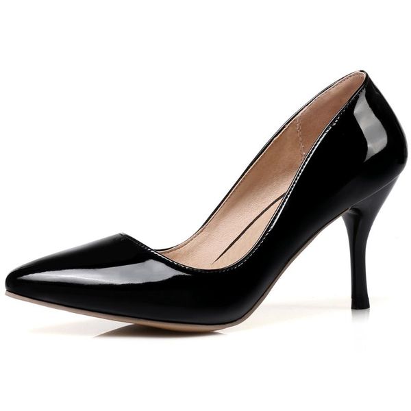 dress shoes 2021 fashion spring summer solid pumps big size 48 high thin heels comfy walking elegant office lady woman pump, Black
dress shoes 2021 fashion spring summer solid pumps big size 48 high thin heels comfy walking elegant office lady woman pump, Black