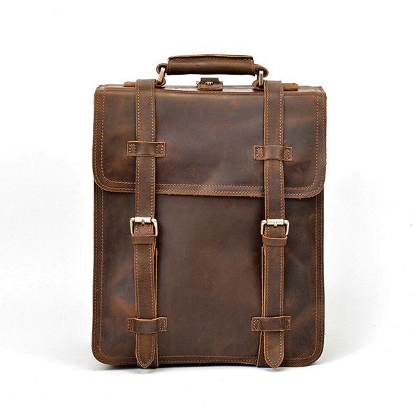 backpack leisure travel knapsack purse lapmochila genuine leather
backpack leisure travel knapsack purse lapmochila genuine leather