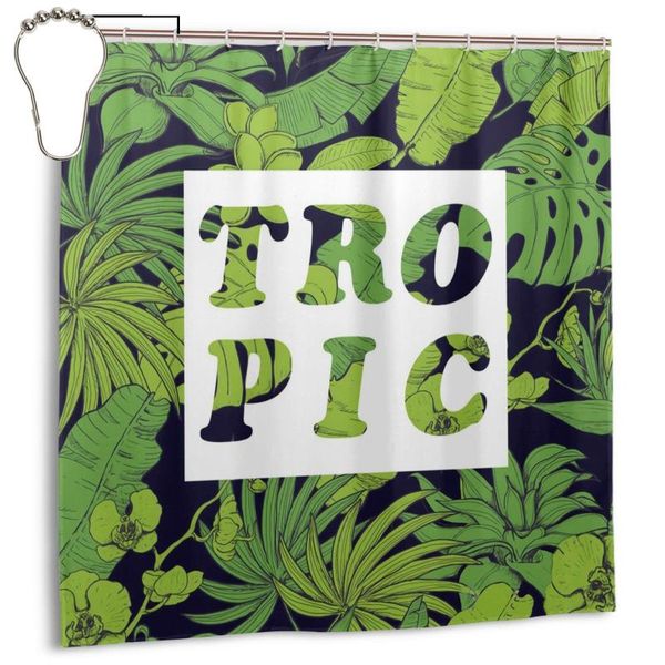 shower curtains tropic green leave waterproof polyester bathroom curtain with hooks decoration 
shower curtains tropic green leave waterproof polyester bathroom curtain with hooks decoration