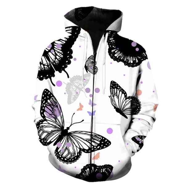 men's hoodies & sweatshirts zipper 3d printing exquisite butterfly pattern sweatshirt loose casual sportswear spring autumn street clot, Black
men's hoodies & sweatshirts zipper 3d printing exquisite butterfly pattern sweatshirt loose casual sportswear spring autumn street clot, Black