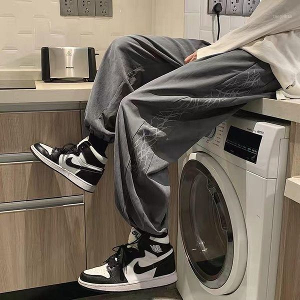 men's pants spring ins korean fashion national loose sports casual pai nine point leggings, Black
men's pants spring ins korean fashion national loose sports casual pai nine point leggings, Black