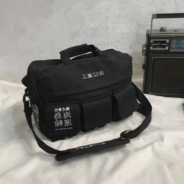 waist bags vintage hip hop streetwear shoulder bag korean canvas multi pockets messenger chest crossbody school men women
waist bags vintage hip hop streetwear shoulder bag korean canvas multi pockets messenger chest crossbody school men women