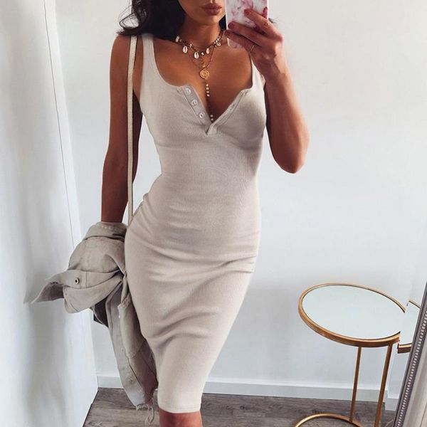casual dresses 70% sell women solid color slim fits u neck sleeveless bodycon knee-length dress, Black;gray
casual dresses 70% sell women solid color slim fits u neck sleeveless bodycon knee-length dress, Black;gray