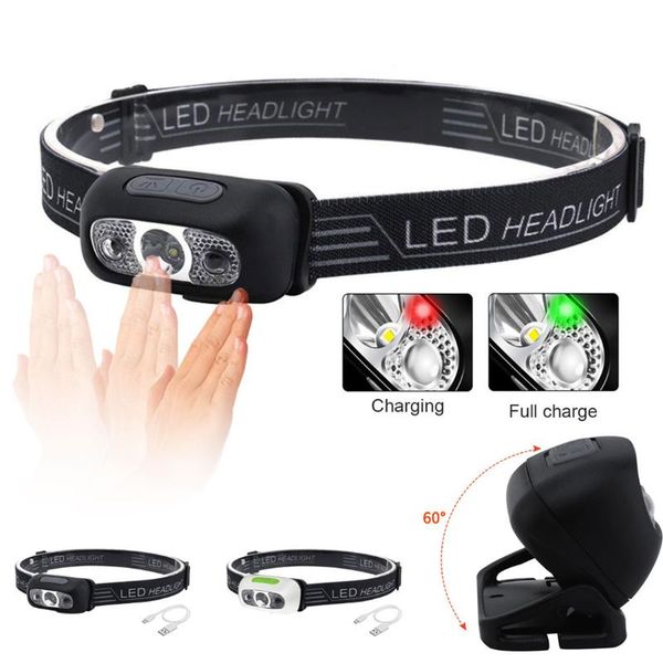 mini rechargeable led headlamp body motion sensor headlight camping head light torch lamp with usb headlamps
mini rechargeable led headlamp body motion sensor headlight camping head light torch lamp with usb headlamps