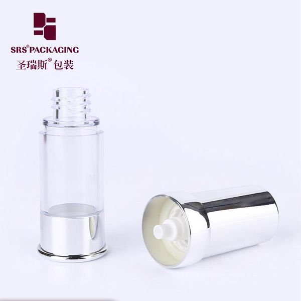 storage bottles & jars precision finished 10ml 15ml 20ml 30ml silver airless pump bottle refill lotion cream clear with cap
storage bottles & jars precision finished 10ml 15ml 20ml 30ml silver airless pump bottle refill lotion cream clear with cap