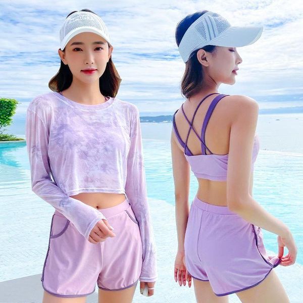 one-piece suits swimsuit female polyester sports o-veck split three pieces suit student girl spring gathering slimming conservative swimwear
one-piece suits swimsuit female polyester sports o-veck split three pieces suit student girl spring gathering slimming conservative swimwear