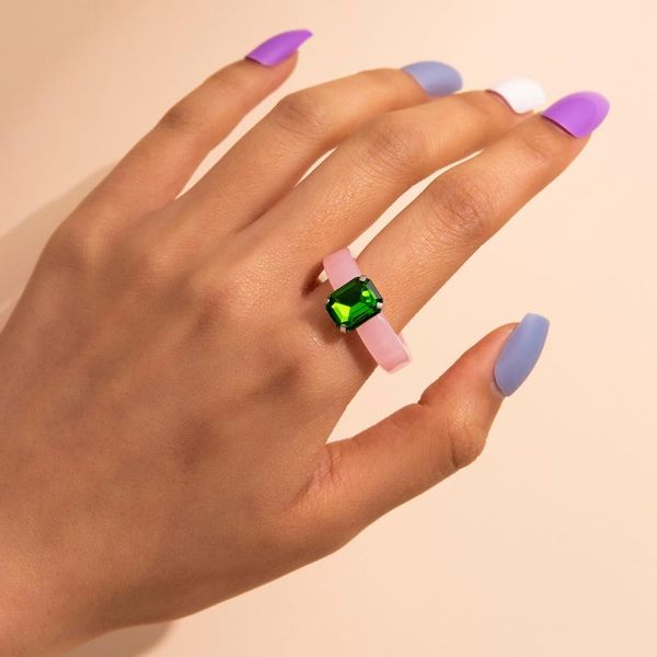 ingesight.z korean pink color resin acrylic acetic acid rings rhinestones crystal knuckle finger for women female jewelry cluster, Golden;silver
ingesight.z korean pink color resin acrylic acetic acid rings rhinestones crystal knuckle finger for women female jewelry cluster, Golden;silver