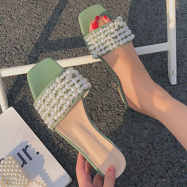 slippers string bead fairy patchwork pu women flip flops outside summer shoes woman antiskid pearl thick low heels slides femme, Black
slippers string bead fairy patchwork pu women flip flops outside summer shoes woman antiskid pearl thick low heels slides femme, Black