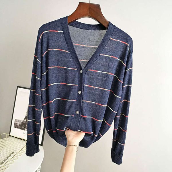 women's jackets coats spring and summer loose stripe v-neck sunscreen clothing ice silk knitting air conditioning cardigan thin coat fe, Black;brown
women's jackets coats spring and summer loose stripe v-neck sunscreen clothing ice silk knitting air conditioning cardigan thin coat fe, Black;brown