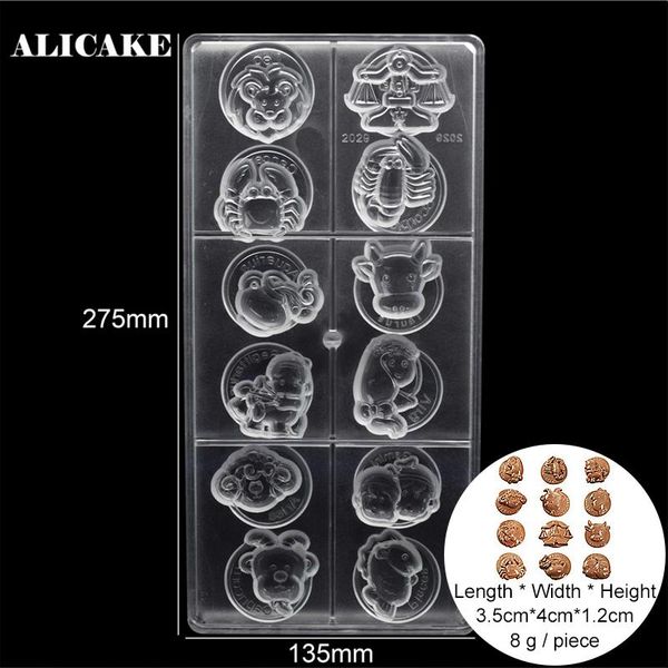 baking & pastry tools 3d polycarbonate chocolate mold 12 constellation candy form bakeware molds for bakery dessert
baking & pastry tools 3d polycarbonate chocolate mold 12 constellation candy form bakeware molds for bakery dessert