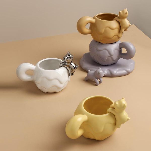 mugs nordic ins style super cute ceramic cup office afternoon tea milk water couple coffee mug with bear hanging and tray
mugs nordic ins style super cute ceramic cup office afternoon tea milk water couple coffee mug with bear hanging and tray