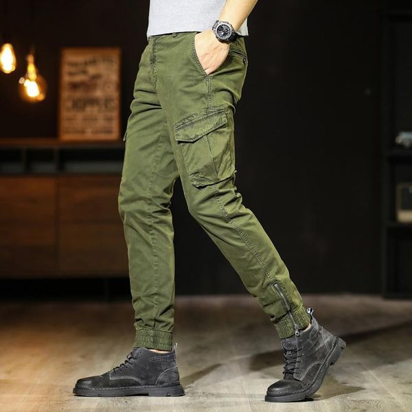 spring beam feet overalls men korean version of the trend self-cultivation pants men's casual trousers wild, Black
spring beam feet overalls men korean version of the trend self-cultivation pants men's casual trousers wild, Black