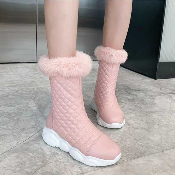 boots 2021 style snow faux fur increased heels keep warm inside solid winter female shoes woman big size 31-46, Black
boots 2021 style snow faux fur increased heels keep warm inside solid winter female shoes woman big size 31-46, Black