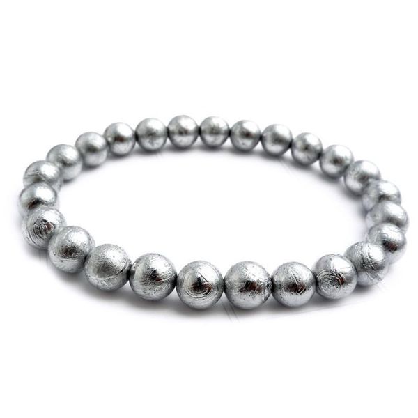 beaded, strands genuine natural gibeon iron meteorite round bead silver plated fashion bracelets for women men 7mm, Black
beaded, strands genuine natural gibeon iron meteorite round bead silver plated fashion bracelets for women men 7mm, Black