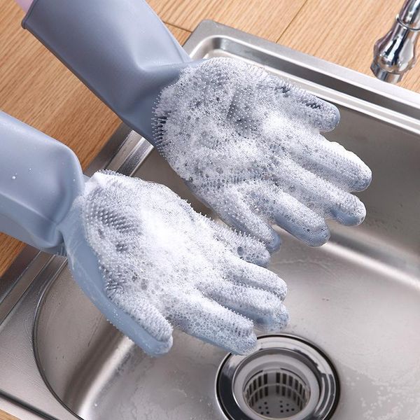 disposable gloves 1 pair dishwashing cleaning magic silicone rubber dish washing glove for household scrubber kitchen clean tool scrub mitt
disposable gloves 1 pair dishwashing cleaning magic silicone rubber dish washing glove for household scrubber kitchen clean tool scrub mitt